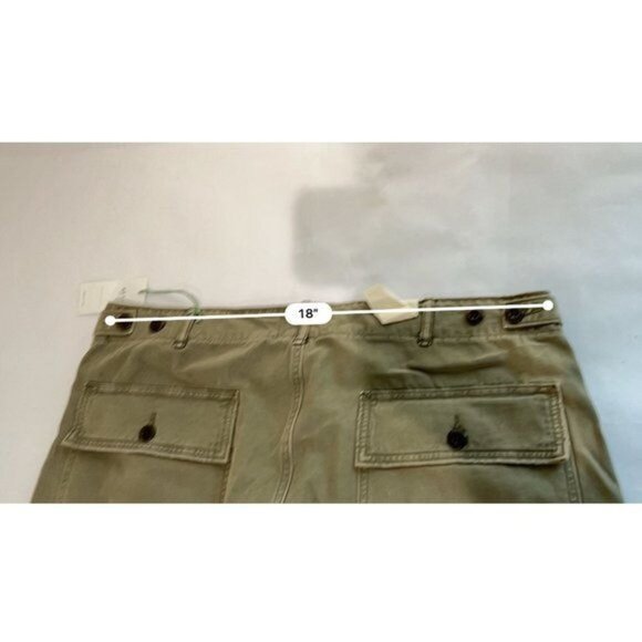 AE77 Premium Utility Pants in Washed Olive Green - Picture 5 of 5